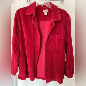LL bean corduroy button down shirt